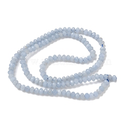 Natural Angelite Beads Strands&nbsp;G-R013-B02-4x3mm