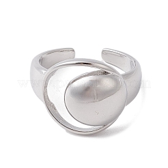 Brass Adjustable Rings&nbsp;RJEW-K257-83P