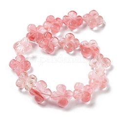 Cherry Quartz Glass Beads Strands&nbsp;G-P520-A05-01