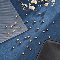 30Pcs Ion Plating(IP) 202 Stainless Steel Beads&nbsp;STAS-UN0056-14