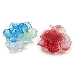 Luminous Transparent Epoxy Resin Decoden Cabochons&nbsp;CRES-M032-04J