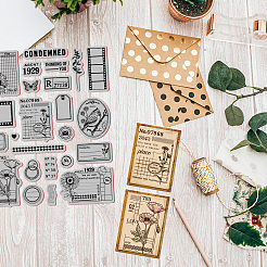 Rubber Clear Stamps&nbsp;DIY-WH0251-009
