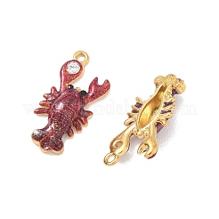 304 Stainless Steel Enamel & Glitter Powder Pendants&nbsp;STAS-Q119-07G-02