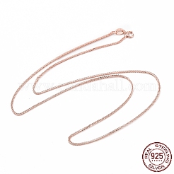 925 Sterling Silver Wheat Chains Necklace for Women&nbsp;STER-I021-03A-RG