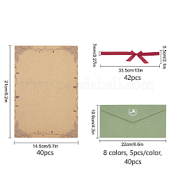 Vintage Retro Western Style Paper Envelope&nbsp;DIY-CP0002-48