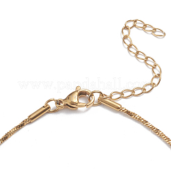 304 Stainless Steel Snake Chain Anklets&nbsp;X-AJEW-G024-07G
