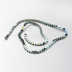 Electroplate Non-magnetic Synthetic Hematite Bead Strands&nbsp;G-F300-23B