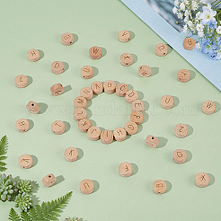 Wood Beads&nbsp;WOOD-WH0064-78