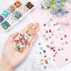 Natural & Synthetic Mixed Gemstone Chip Beads&nbsp;G-AR0001-17