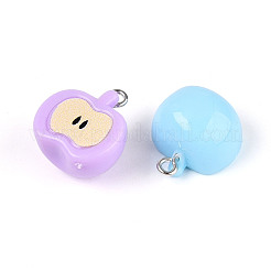 Opaque Resin Pendants&nbsp;RESI-T059-08