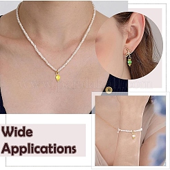 40Pcs 8 Style Glass Pendants&nbsp;PALLOY-YW00165
