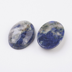 Natural Sodalite Flat Back Cabochons&nbsp;G-G741-18x25mm-06