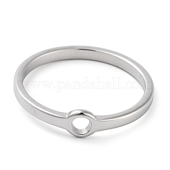 Non-Tarnish 304 Stainless Steel Finger Rings&nbsp;RJEW-E164-11P-6