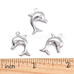 Tarnish Resistant Dolphin 304 Stainless Steel Pendants&nbsp;X-STAS-I045-29