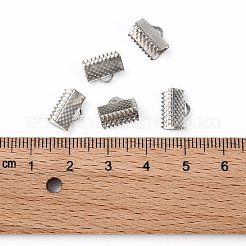 Iron Ribbon Crimp Ends&nbsp;E143Y-N