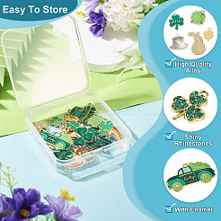 1Bag Saint Patrick's Day Alloy Enamel Pendants&nbsp;ENAM-TA0003-88