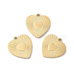 Ion Plating(IP) 316L Surgical Stainless Steel Charms&nbsp;STAS-H213-91G