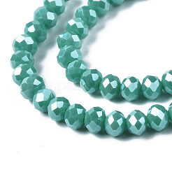 Electroplate Glass Beads Strands&nbsp;EGLA-A034-P2mm-A03
