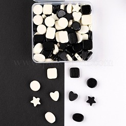 120Pcs 12 Style Painted Natural Wood Beads&nbsp;WOOD-LS0001-36