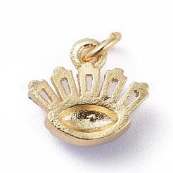 Cubic Zirconia Charms&nbsp;KK-G363-13G-01