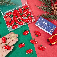 30Pcs Christmas Theme Plastic Pendants&nbsp;FIND-SC0011-39