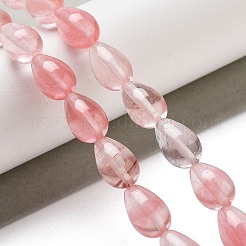 Cherry Quartz Glass Beads Strands&nbsp;G-B106-A01-02