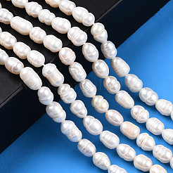 Natural Cultured Freshwater Pearl Beads Strands&nbsp;PEAR-N012-05J