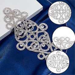Brass Crystal Rhinestones Ornament Accessories for Chain Belts&nbsp;KK-WH0816-001