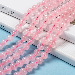 Natural  Rose Quartz Beads Strands&nbsp;G-L104-6mm-01