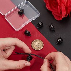 6Pcs Retro 304 Stainless Steel Pendants&nbsp;STAS-UN0060-20EB