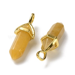 Natural Topaz Jade Pointed Pendants&nbsp;G-K329-56G
