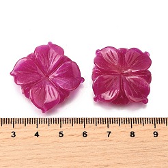 Dyed Natural White Jade Carved Beads&nbsp;G-S390-05