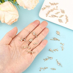 5Pcs Brass Micro Pave Cubic Zirconia Links Connectors&nbsp;KK-YW0003-30