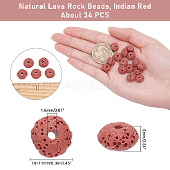 Natural Lava Rock Beads Strands&nbsp;G-AR0003-89