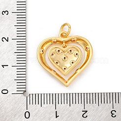 Brass Micro Pave Cubic Zirconia Pendants&nbsp;KK-U033-12G-02