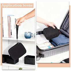 Portable Polyester Storage Zipper Wristlets with Straps&nbsp;AJEW-CN0006-98