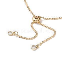 2Pcs 2 Colors 304 Stainless Steel Curb Chain Bracelet Slider Making&nbsp;AJEW-JB01244