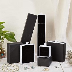4Pcs 4 Style Cardboard Jewelry Boxes&nbsp;CBOX-NB0001-26