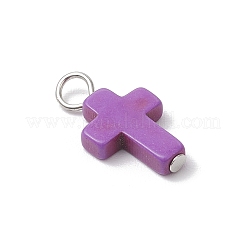 Dyed Synthetic Turquoise Pendants&nbsp;PALLOY-JF03687