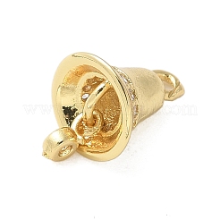 Brass Micro Pave Cubic Zirconia Pendants&nbsp;KK-P290-27G
