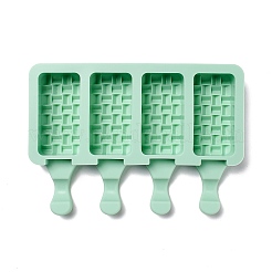 Food Grade DIY Rectangle Ice-cream Silicone Molds&nbsp;LS-DIY-D062-05A