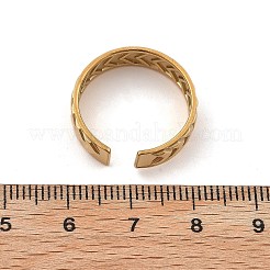 Arrow 304 Stainless Steel Open Cuff Ring for Women&nbsp;LS-RJEW-M049-01G-06