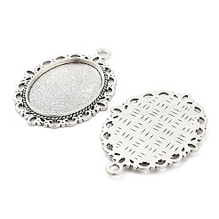 Tibetan Style Alloy Pendant Cabochon Settings&nbsp;FIND-XCP0002-93AS