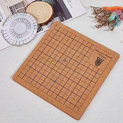 Square Cork Blocking Mats for Knitting&nbsp;TOOL-WH0005-17B
