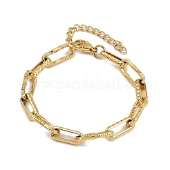 304 Stainless Steel Link Chain Bracelets for Women&nbsp;BJEW-Z143-12G