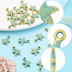 30Pcs Starfish Alloy Pendants&nbsp;FIND-FS0003-41