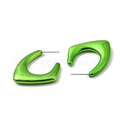 Polygon Acrylic Stud Earrings&nbsp;EJEW-P251-32