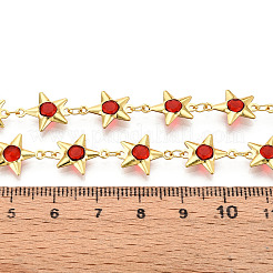 Brass Star Link Chains&nbsp;CHC-N023-07B-G