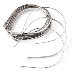 30Pcs 3 Styles Hair Accessories Iron Hair Band Findings&nbsp;OHAR-TA0001-08A