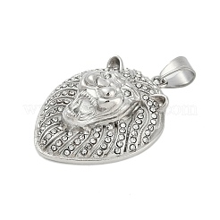 304 Stainless Steel Big Pendants&nbsp;STAS-F310-08P